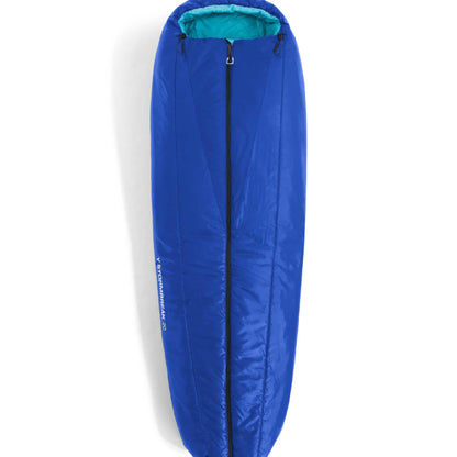 THE NORTH FACE Teen Stormbreak 20F / -7C Backpacking Sleeping Bag - Water Repellent, Fully Insulated, Includes Stuff Sack, TNF Blue/River Ice, Regular