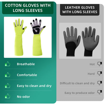 MEPEREZ 3-in-1 Gloves for Gardening Lightweight, Farming & Cleaning, Thorn Proof, Anti-Slip, Comfort, Breathable, Abrasion Resistant