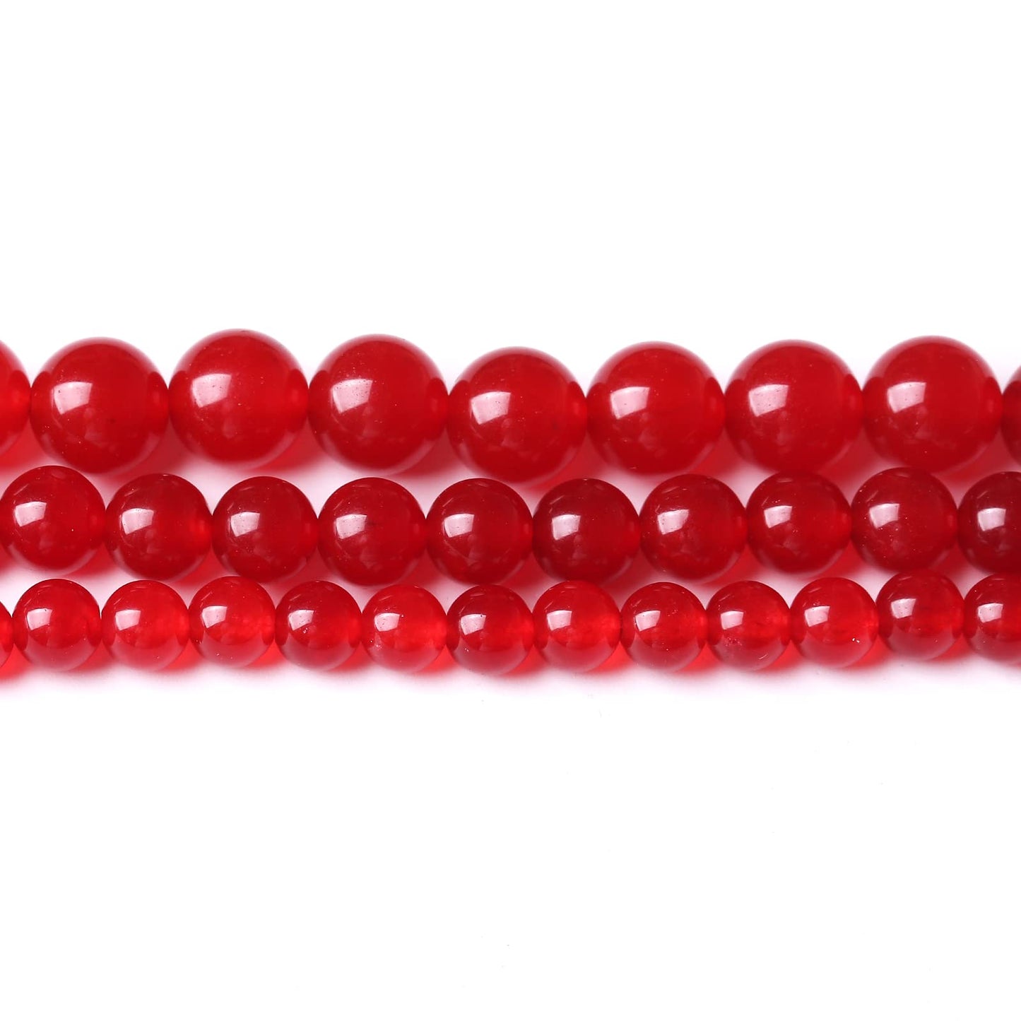 36PCS 10MM Red Chalcedony Beads Energy Healing Beads for DIY Jewelry Bracelet Necklace Making for Jewelry Making 15Inch
