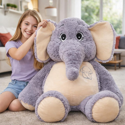 GailiMaiYa Giant Elephant Stuffed Animal 51'',Large Stuffed Elephant Plush Toy Soft Elephant Stuffed Animals for Birthday Mother's Day Christmas