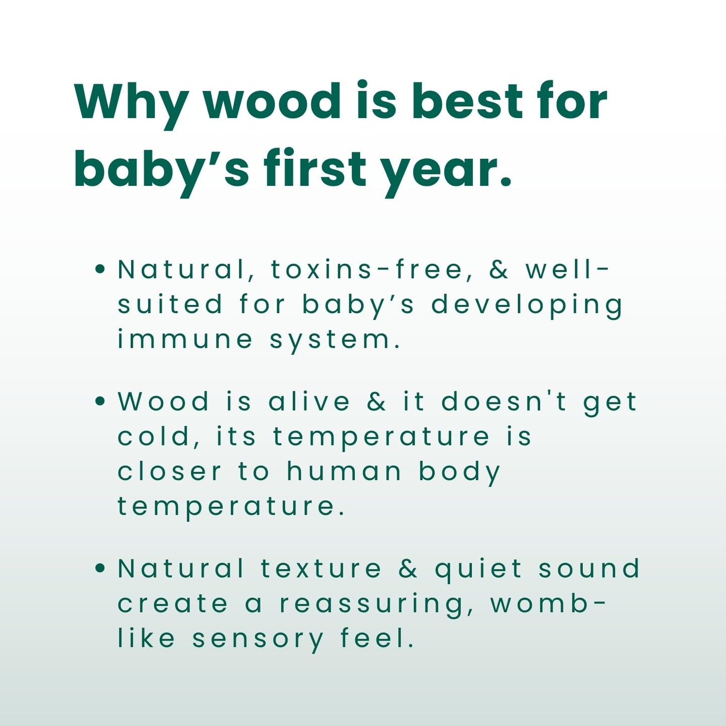 Wooden Baby Rattle & Teething Ring Flower | Natural Montessori Teething Toy Babies 0-3 3-6 6-12 Months | Non-Toxic Organic Hardwood Teether | Safe Sensory Toy Boys Girls | Baby Gift