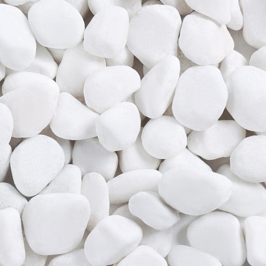 SIDONG 10 lbs White River Rocks, 1.2-2 Inches Pebbles for Indoor Plants, Aquarium Rocks Used in Fish Tank, Decorative Stones for Plants, Vases, Home Décor, Crafting, Garden Landscaping