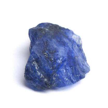 GEMHUB Gemstone For Jewelry Raw Blue Sapphire 19.00 Carat Healing Crystal, Rough Sapphire Crystal Natural Gemstone