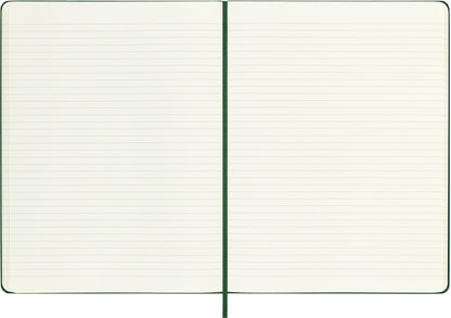 Moleskine Notebook, Extra Large, Ruled, Myrtle Green, Hard Cover (7.5 x 9.75)