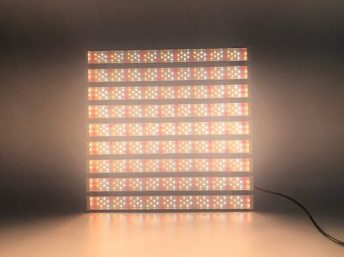 SZHLUX 400W LED Grow Light 4×4ft Coverage with Double Switches, Full Spectrum Grow Light for Indoor Plants, Sunlight Plant Light 864 LEDs for Hydroponic Seedling Veg and Bloom Greenhouse