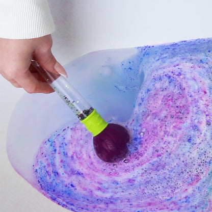 Baff Bombz Magic Brush, 4 x Bath Bombs, Magically Paint Your Bath Water, Creative Bath Toy for Children, Birthday Gifts for Boys & Girls, Pocket Money Toy, Moisturising Bath Fizzers