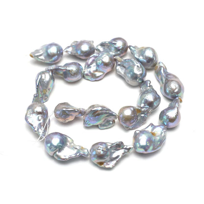 QSLLER Baroque Pearl Beads Irregular Natural Freshwater Cultured Pearl Beads for Jewelry Making Neckalce Craft DIY
