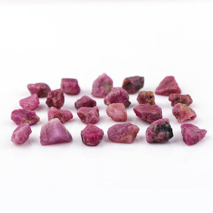 CRYSTALIS Wholesale 100 carats Natural Ruby, Loose Gemstone Bulk Rough Jewelry Making Supply, Chakra & Healing Raw Stones, Wire Wrapping, DIY, Gem Collection
