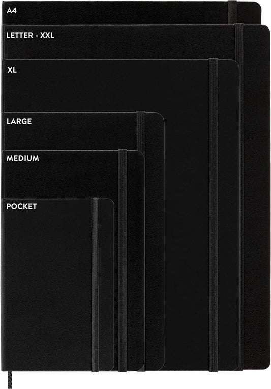 Moleskine Classic Notebook, Hard Cover, Large (5" x 8.25") Plain/Blank, Reef Blue, 240 Pages