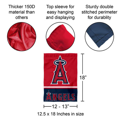 Los Angeles Angels Double Sided Garden Flag