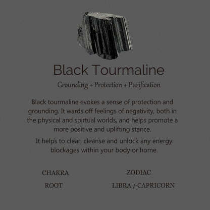HASKARE Natural Stone Tourmaline Crystal Bracelets for Men, Protection Crystals Raw Black Tourmaline Beads Bracelet, Mens Energy Healing Bracelets for Anxiety, Handmade Bracelet Gifts for Men