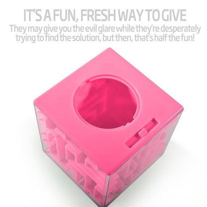 4-Pack Trekbest Money Maze Puzzle Boxes - Fun and Educational Brain Teasers for Kids and Adults for Holidays, Birthdays