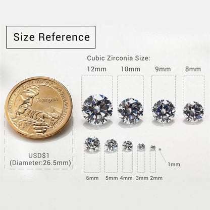 JIANGYUANGEMS 1500pcs 3mm Round Cut 5A Cubic Zirconia Stone Mix 15 Colors Loose CZ Synthetic Gemstone for Jewelry Making 100pcs per color