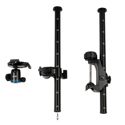 SLIK Creator's Studio Kit (618-762) All-in-one Kit Incl. 17" Creator's Clamp Pole Extension, Sliding Arm II 19.5" Boom Arm, SBH-400AS Ball Head