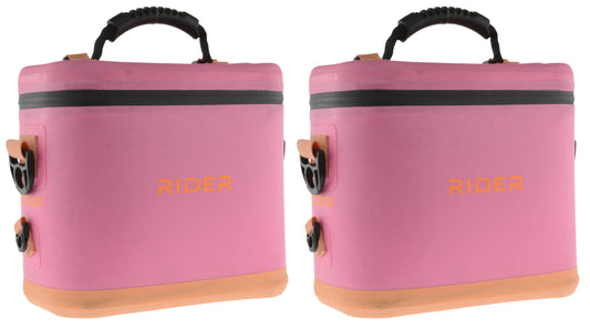 Rider Coolers PWC Jet Ski Sea Doo Cooler Set of 2 Coolers Fits All Personal Watercraft with backpak Harness (Pink)