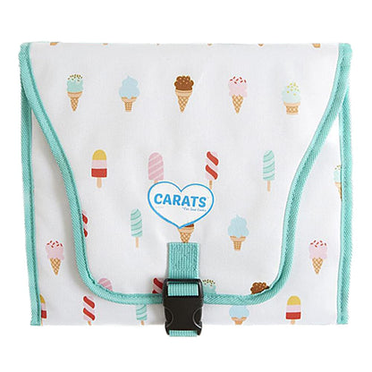 Cool Carats Car Seat Cooling Pad for Babies, Toddlers, and Kids - Comfortable and Durable Cooling Pad for Hot Summer Days - One Size Fits All, Popsicle White