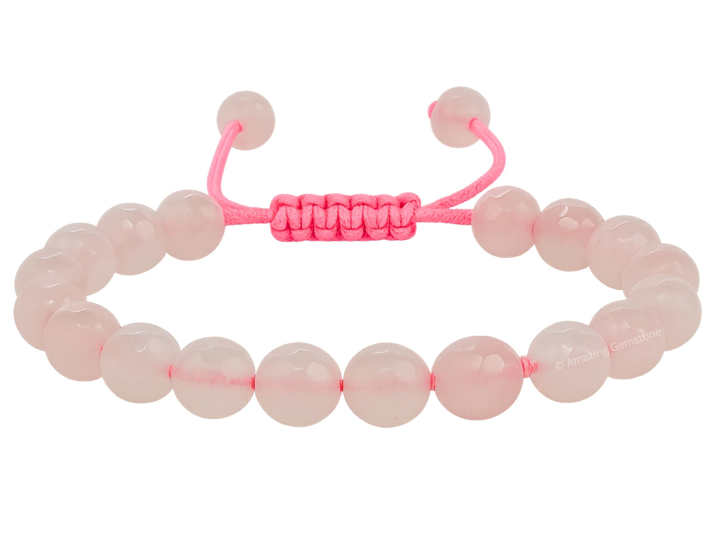Amazing Gemstone Rose Quartz Bracelet for Women - Chakra Mens Bracelet Protection Crystals and Healing Stones - Blessing Bracelet Spiritual Meditation Gift Christmas Stocking