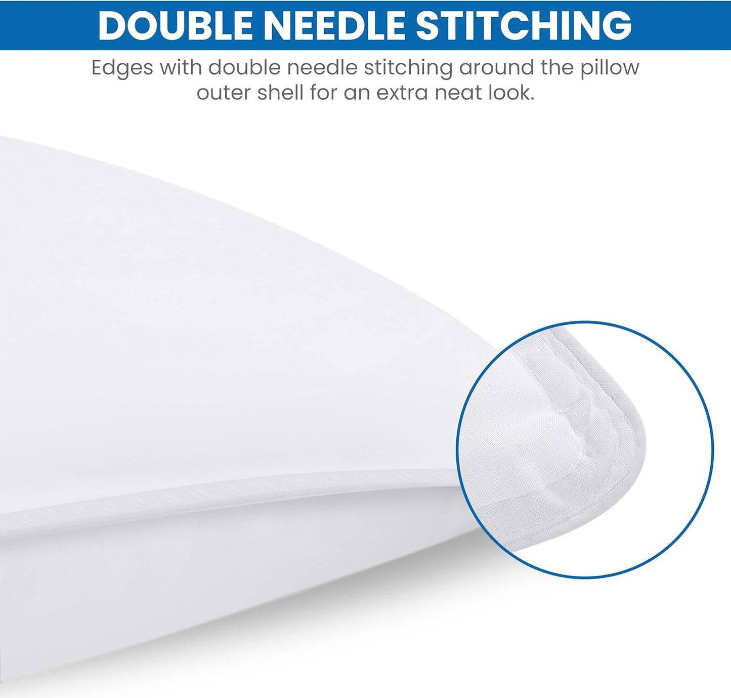 Utopia Bedding Bed Pillows for Sleeping (White), Queen Size Set of 4, Hotel Pillow, Cooling Pillows for Side, Back or Stomach Sleepers