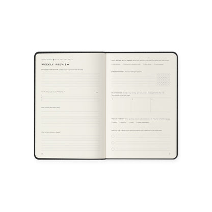 Full Focus Leather Planner by Michael Hyatt - The #1 Daily Planner to Set Annual Goals, Increase Focus, Eliminate Overwhelm, and Achieve Your Biggest Goals - Hardcover (Black)