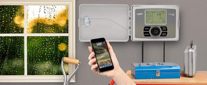 Orbit B-hyve Smart Indoor/Outdoor Sprinkler Controller - 6-Zone - App Controlled Smart Controller with Custom Irrigation Schedules - Weatherproof Multi-Zone Sprinkler System - 57946
