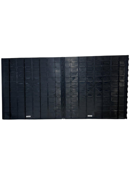 DeepRoot Tree Root Barrier, Tree Circle Weed Barrier, Root Shield for Sidewalks, Driveways, & Patios, 24” Depth, 24" Width, 10 Panels per Pack, 20 Linear Feet Total, Black