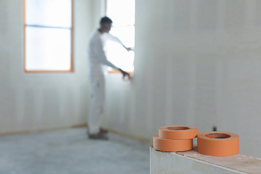 FrogTape ProGrade Orange Painters Tape, 1.5 Inch Wide (1.41 In. x 60 Yds), High Adhesion, Paint Tape for Indoor & Outdoor Applications, Orange, 4 Rolls (242808)
