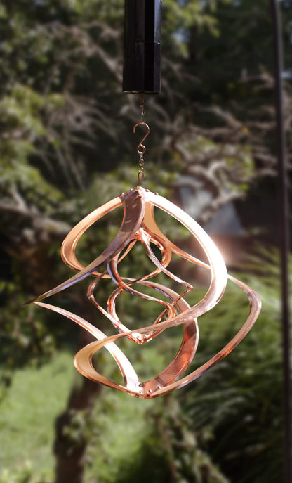 Red Carpet Studios The Original Cosmix Deluxe Helix Wind Spinner, Medium 14-Inch, Double Copper