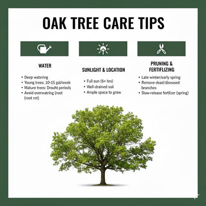 Oak Tree Live Plant, Oak Shades Tree in Quart Pot, Dormant in Winter, 6-12'' Tall, Ready to Grow Seedlings (Pin Oak)