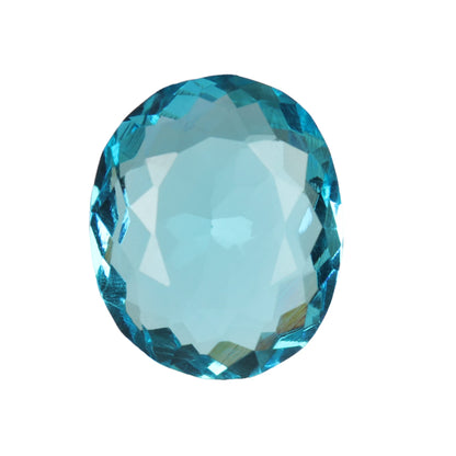 GEMHUB Loose Gemstones Beads for Jewelry Making 98.50 CT Brazilian Blue Topaz Oval Shaped Beads for Bracelets