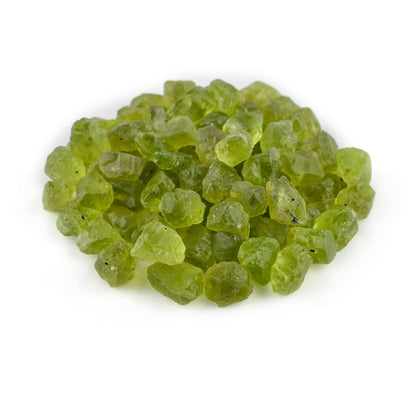InfinityGemsArt Natural Raw Peridot Crystal Gemstone (Approx. 30 Carats) – Rough Loose Stones for Jewelry Making, Healing Crystals, Chakra Balancing, August Birthstone, DIY Crafts & Art Supplies