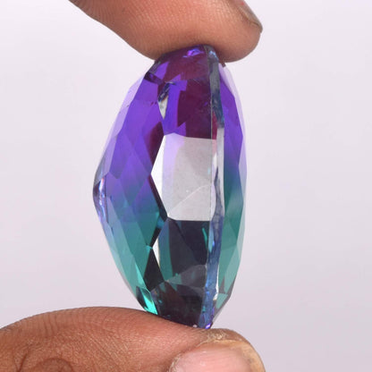 Gemhub Loose Gemstone Bracelet Jewelry Making - Multi Ametrine Oval Cut, 85.50CT Faceted Birthstone Bracelet