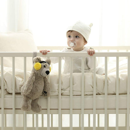 BEREST Baby Sleep Soother Cry Activated Sensor Toys, Heartbeat Bear for Babies, Plush Stuffed Animal for Newborn Infants, Babies Toy Vibrating with Mom’s Heartbeat,Baby Shower Gifts for Boys and Girls