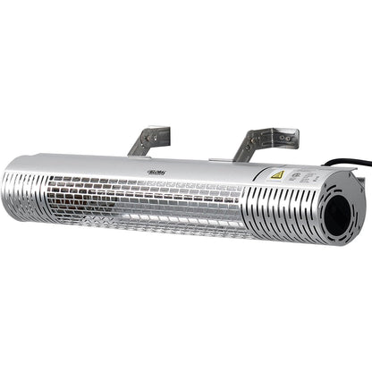 Global Industrial Infrared Patio Heater W/Remote Control, Wall/Ceiling Mount, 1500W, 120V