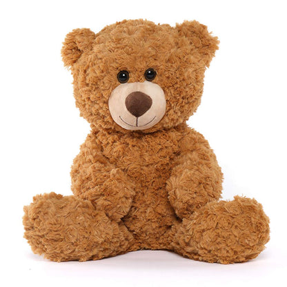 Tezituor Small Teddy Bear Stuffed Animals 18inch, Cute Teddy Bear Plush Toys for Kids Girl Boy, Christmas Bear Plushie Gift for Girlfriend Boyfriend Women Wife, Brown