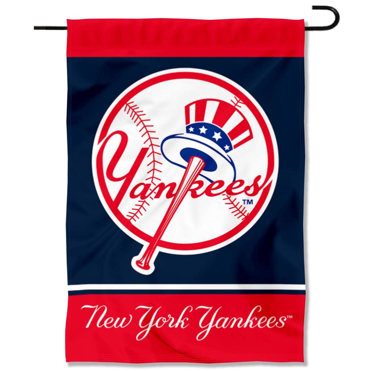 NY Yankees Retro Vintage Throwback Double Sided Garden Flag