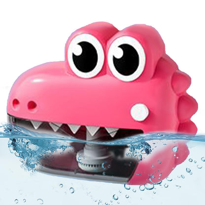 Bubble Machine - Cute Frog Bath Toy Maker, Bathtub Foam Blower Device with Colorful Cartoon Design Water Safe Motor, Automatic Bubble Generating Function, Ideal for Bath Time Play Shower