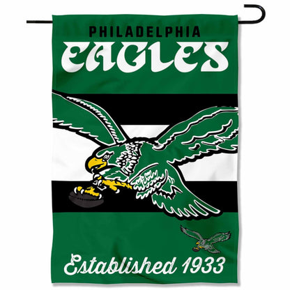 WinCraft Philadelphia Eagles Retro Vintage Throwback Double Sided Garden Flag