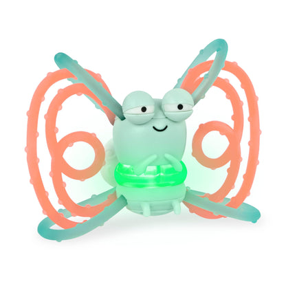 B. toys – Sensory Teether – Glowing Firefly Toy – Light – up Baby Toys – Interactive Teething Toy for Babies – 3+ Years Months – Spark Buddy