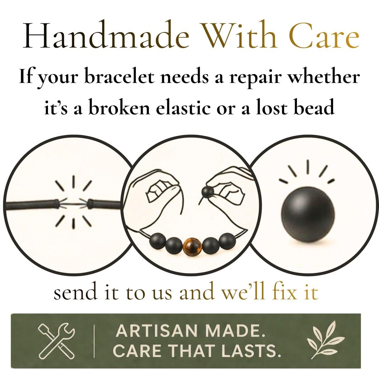 TEJO Natural Stone Beaded Bracelet – Handmade Energy Healing Bracelet for Men & Women, Yoga Chakra Jewelry Gift (Indian Agate Natural Stone Bracelet – for Women, 6.5 inches)