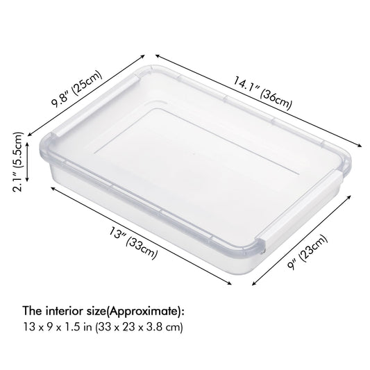 Poeland Portable Project Case File Document Storage Organizer