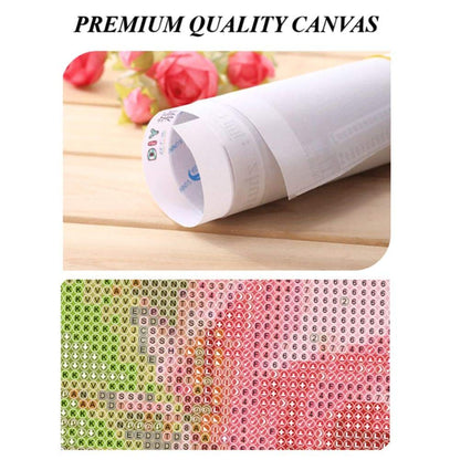 SUKIMI 5D DIY Diamond Art Painting Castle 16x20 inches Round Drill Rhinestone Embroidery for Wall Decoration
