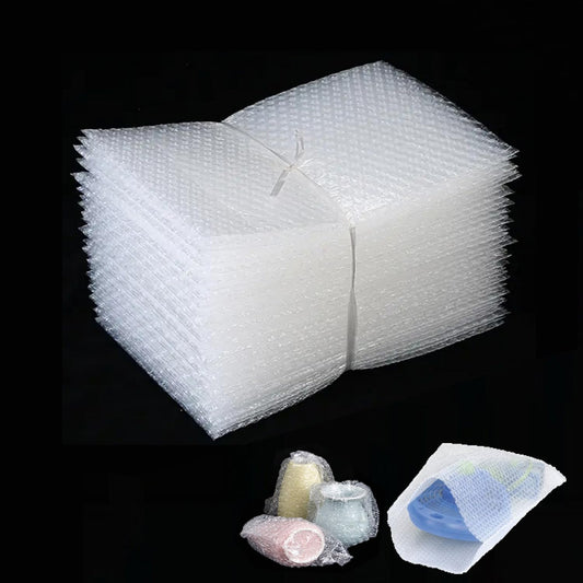 8 x 10inch Clear Bubble Out Bag Pouches, Yision 50PCS Protective Bubble Cushion Wrap Bag, Double Wall Shockproof for Moving, Shipping and Storage