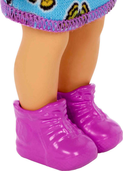 Barbie Skipper Babysitters, Inc. Playset with Brunette Doll in Butterfly Dress, Potty & Bathroom-Themed Accessories