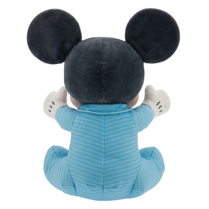 Disney Store Official Mickey Mouse Plush with Blanket Pouch - Disney Babies Plushy in Baby Swaddle - Toy for Those who Love Plush Figure Toys, Cute Plushies, & Baby Stuffed Animals - Small - 11½"