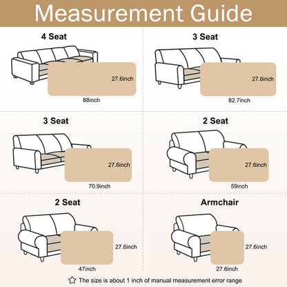 hyha Couch Covers for Dogs Washable, Non Slip Plush Dog Sofa Protectors, Fuzzy Pet Couch Covers for 3 Cushion Sofa Pet Friendly (Camel, 27.6" x 59")