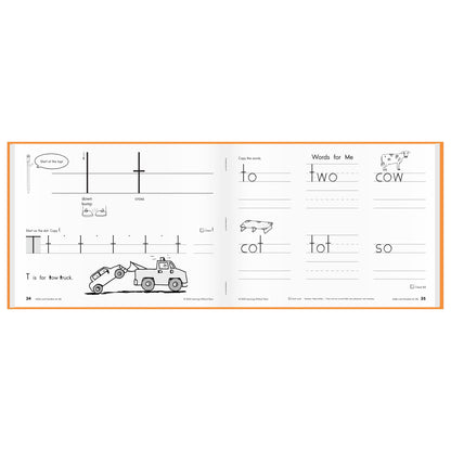 Learning Without Tears, Letters and Numbers for Me, Student Workbook, Age 5+, Kindergarten, Handwriting Practice, Writing Book, School & Home, Language Arts, Tutoring