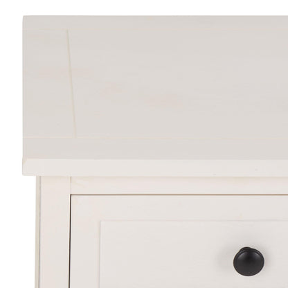 SAFAVIEH Home Collection – Damien Ivory 6-Drawer Storage Bench, Mixed-Material Cottage Design, Fully Assembled (AMH5701K)