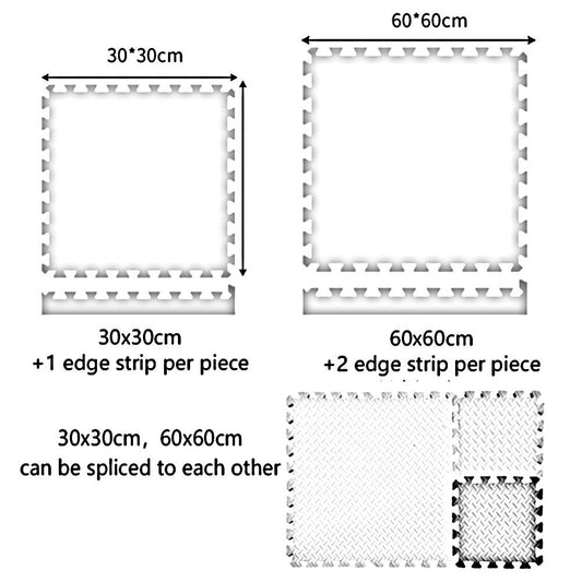 ALGFree Baby Children Play Mat Foam Modern Bedroom Gaming Room Interlocking Floors Puzzle Floor Tiles, 4 Colors (Color : C, Size : 30x30x1.2cm-32pcs)