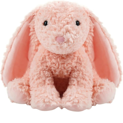 OROZCOR Bunny Stuffed Animal, Cute Fluffy Bunny Plush Toy 8.5in,Cute Bunny Rabbit Stuffed Animal with Fluffy Soft Ears Easter Gifts for Kids Baby Girls (Red Rabbit)