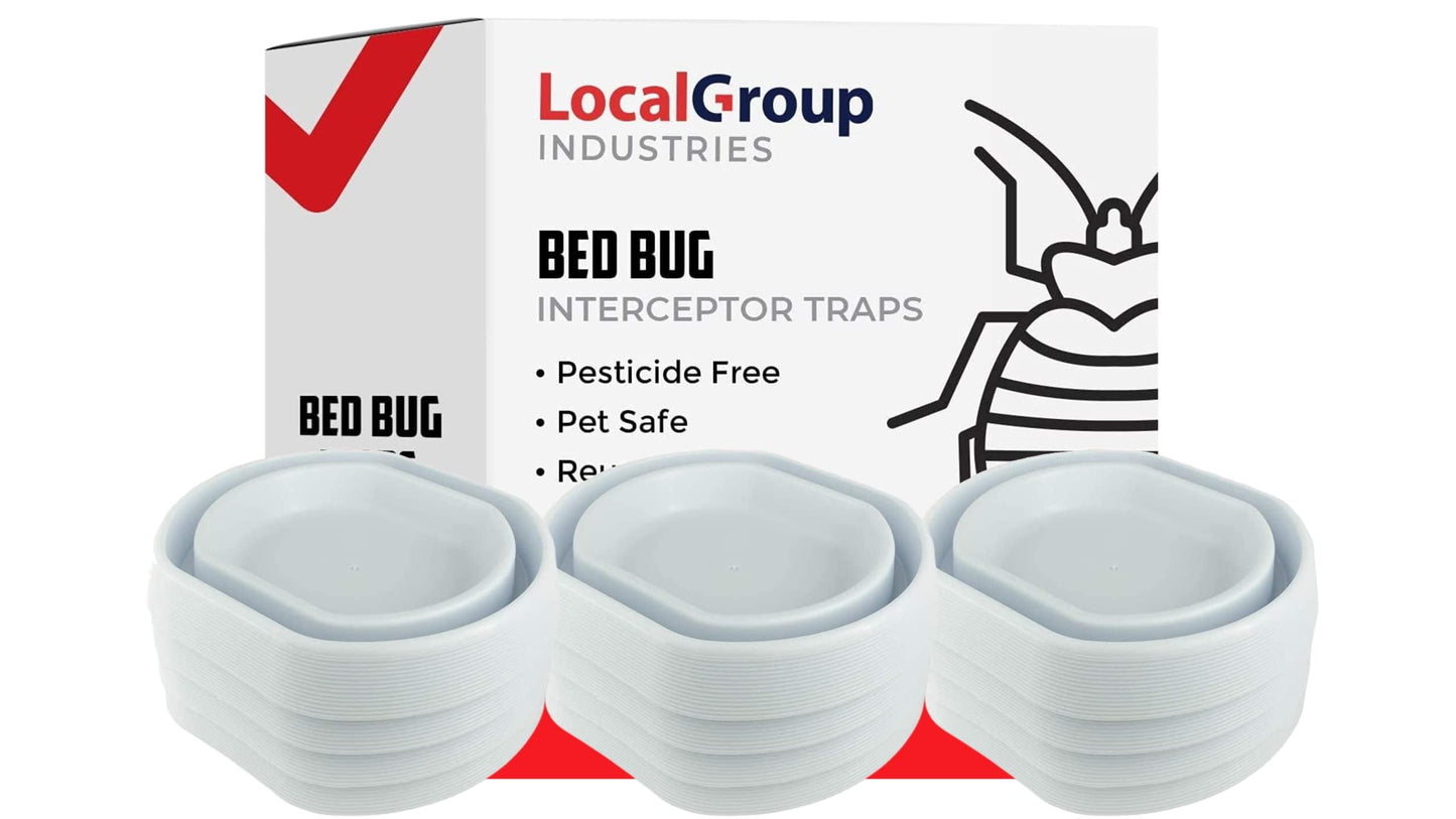 Bed Bug Trap - Eco Friendly Bed Bug Interceptors for Bed Legs - Insect Detector, Interceptor & Monitors for Indoor Home (12)